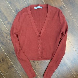 Brand new Zara cropped cardigan